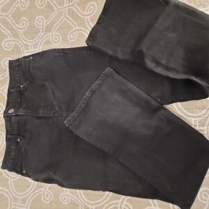 Terra & Sky Women's Black Boot Cut Jeans